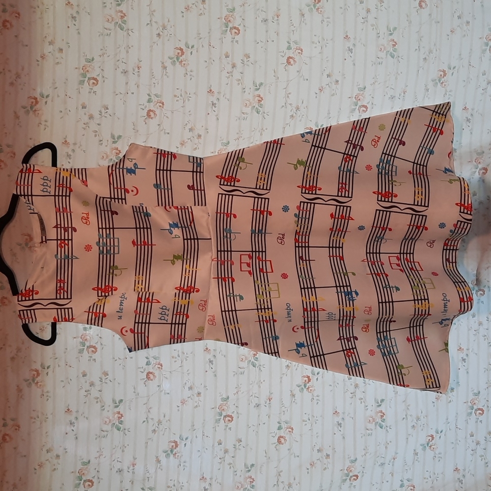 GLYRFS colorful music dress size xxl